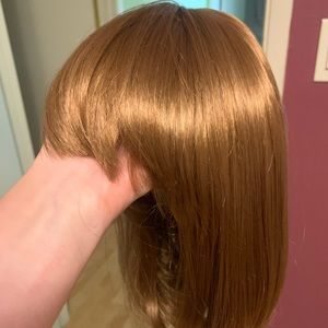 Shoulder Length Strawberry Blond Wig